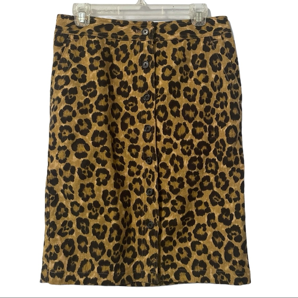 LAUREN Ralph Lauren Cheetah Print Pencil Skirt - Picture 5 of 5